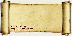 Jakov Damjanović vizit kartica